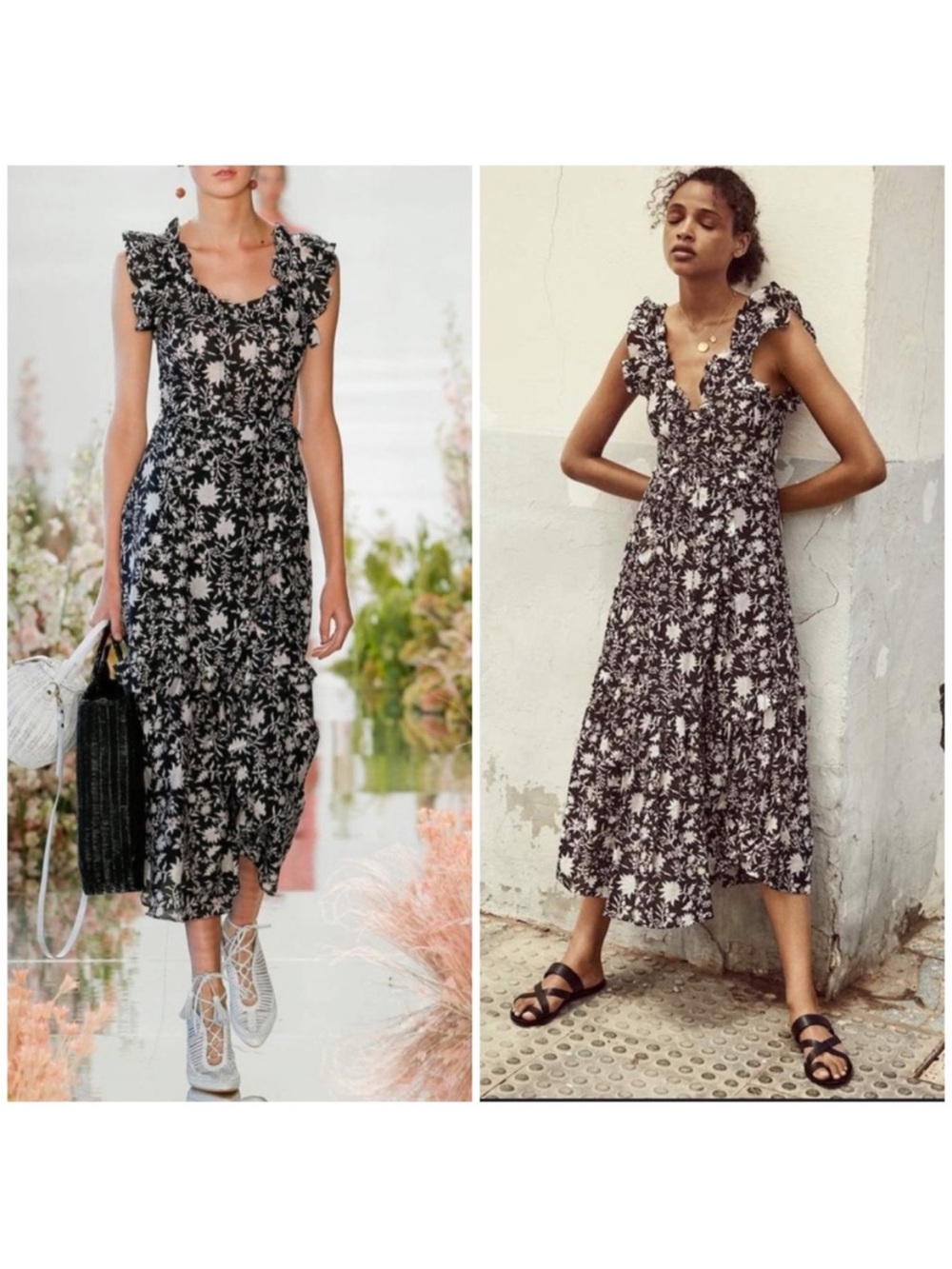 Ulla Johnson - Brigitte Floral Organza Dress size 6